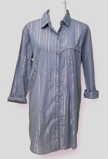 Victoria's Secret Women's Nightshirt Pajama Shirtdress Long Sleeve Size M