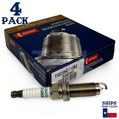 #ad 4 Pack Denso 3490 Iridium Long Life Spark Plugs FXE20HE11C $46.77