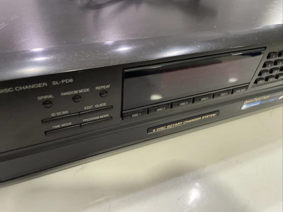 🎵 Technics SL-PD8 5 Disc CD Changer Player With Remote TESTED WORKING 🎵 - Image 3 of 4