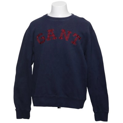 GANT, Sweatshirt, Größe: XXL, Blau, Baumwolle/Polyester, Print, Herren #zYz