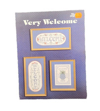 Three Needles Very Welcome Cross Stitch Pattern 1985