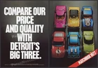 MATCHBOX - Original 1977 Trade AD / ADVERT _ Detroit's Big Three _ Lesney