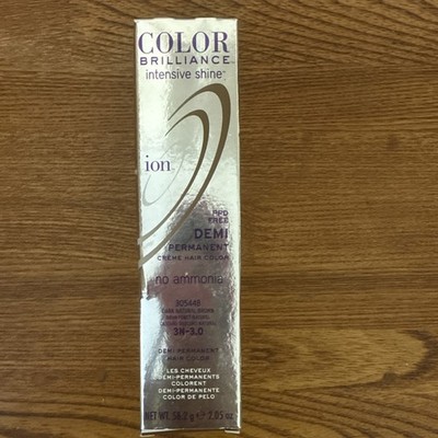ion Color Brilliance Demi-Permanent Hair Color Dark Natural Brown PPD-Free