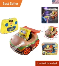 Full Function SpongeBob Krabby Patty RC Vehicle with Working Lights for Kids