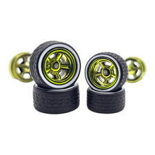Cragar 5 Spoke Rims 1113mm Goodyear Redwhitewall Rubber Tires For Hot Wheels