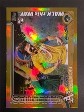 2025 Topps Celebration Walk This Way Gold #WTW-25 Jacob Wilson RC Athletics /50