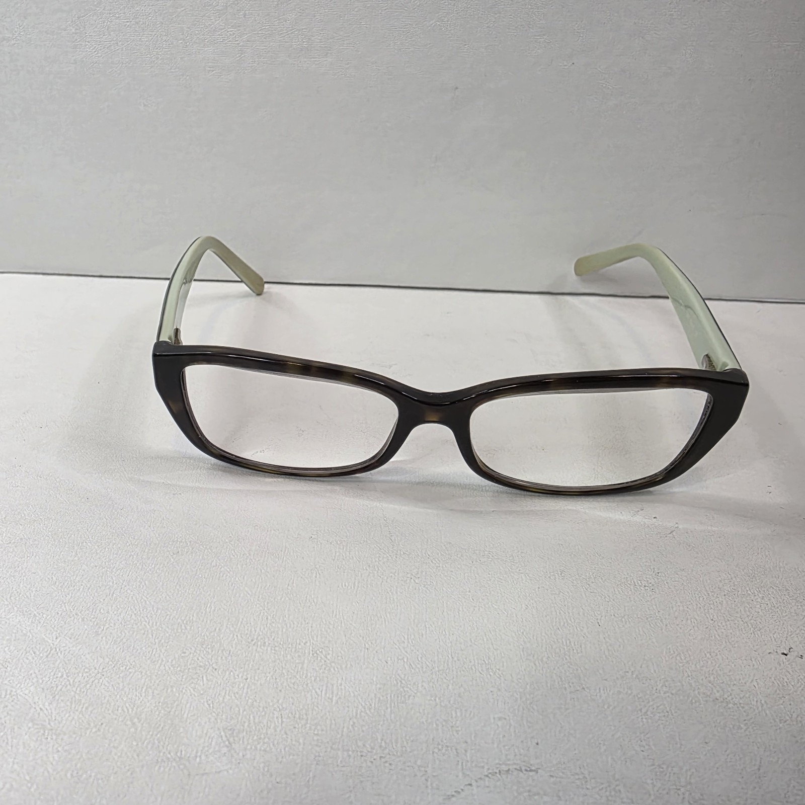 TORY BURCH TY 2049 1359 53- 15-135 Tortoise Teal Eyeglasses Frames Only, READ!!!