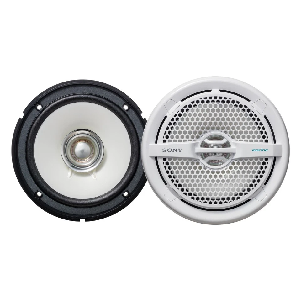 Altavoces marinos de 1 vía Sony XSMP1611 6,5" doble cono 65 vatios RMS IPx5 (blanco) Foto 3 de 4