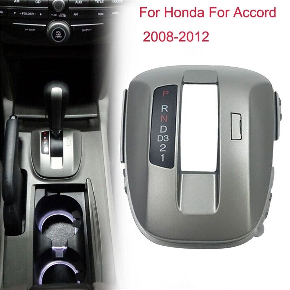 Car Center Console Shifter Trim Plate Cover Replacement For Honda Accord 2008-12