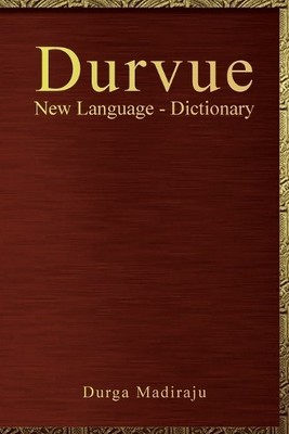 Durga Madiraju Durvue New Language - Dictionary (Taschenbuch)