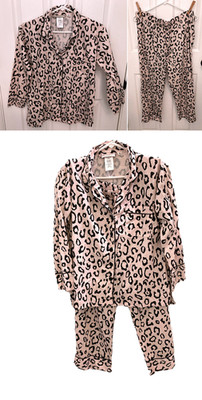 Pottery Barn Teen Emily & Meritt  2 pc  Pajama Set  Size M   Lt Pink Blush