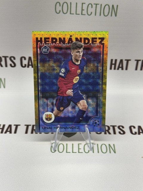 2024-25 Topps Chrome UEFA Unai Hernandez 1/1 Fc Barcelona
