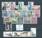 1 ) SPAIN 1967/68 : ALBUM PAGE WITH 5 COMPLETE SETS STAMPS MNH - THEMATIC