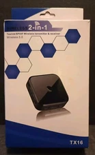 Bluetooth 5.0 transmitter and receiver, digital optical TOSLINK with 3D surround