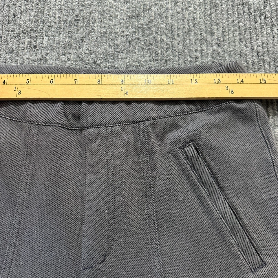 Pantalones de chándal cargo Anthropologie para mujer pequeños grises tejidos texturizados elásticos Foto 2 de 4