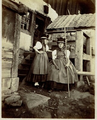 GERMANY SCHWARTZWALD, Photogr. GERMAN & HART 1866 BLACK FOREST FOLKLORE 
