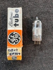 GE 12EJ7/EF189 NOS Tube Tested