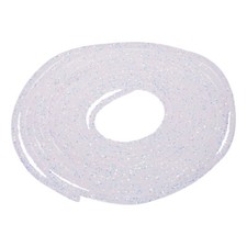 5 Yard 6mm Glitter Sequins Rope Sequins Rhinestone Cord Clear White