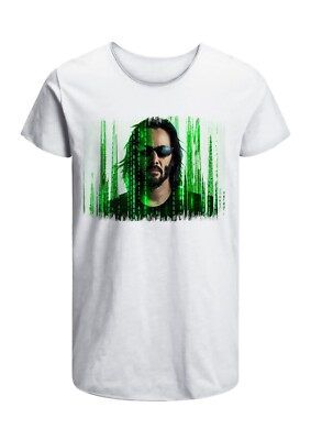 Matrix Keanu Reeves Kino Herren T-Shirt Bekleidung 100% Baumwolle Größe S>XXL