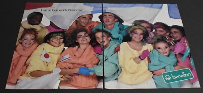 1985 Print Ad United Colors of Benetton Japan Israel Russia
