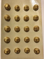 Boutons militaires Français Tenues De Cérémonie Sous Officiers Spahis Or 15
