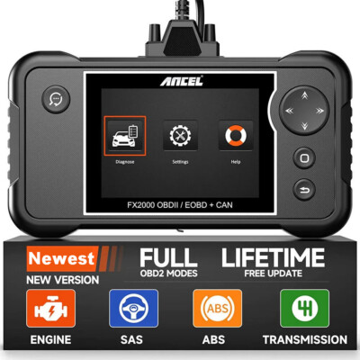 Universal Car OBD2 Scanner Auto Diagnostic Scan Tool Transmission ABS SRS Engine