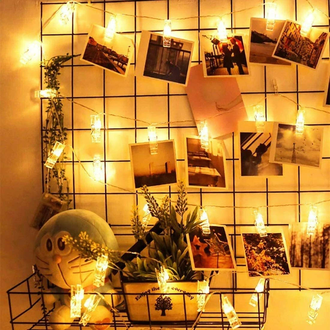 Peg clearance string lights