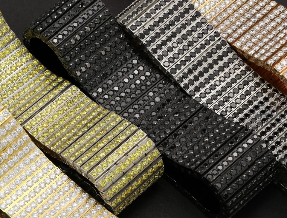 Pave CZ Bling Bracelet Stainless Steel ANTI TARNISH for Men - Image 2 of 4