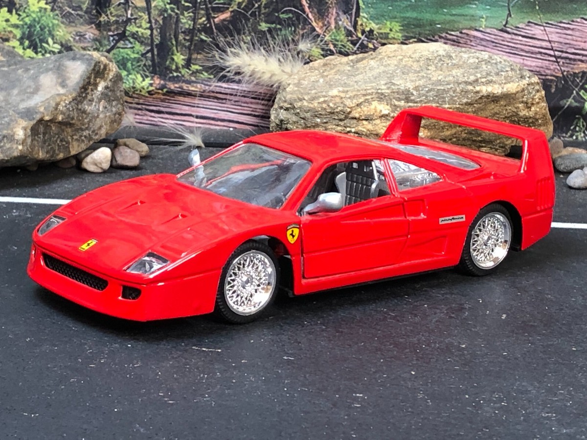 SUNNY SIDE SS7704 1:24 Diecast Model RED 1987 FERRARI F40 Opening