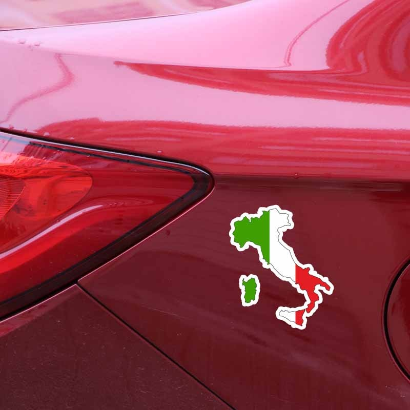 Car Styling Italy Flag Italia Car Sticker Decals Vinyl Tape