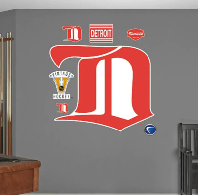 Lot of 5 SETS  Detroit Red Wings Fathead Wall Vinyl Graphic MSRP $495 WHOLESALE!