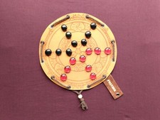 Pretwa indian ancient historic board game in faux leather pouch