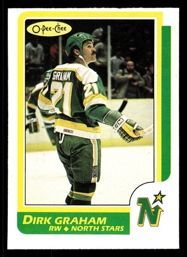 Dirk Graham #143 1986 O-Pee-Chee card