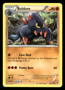 Pokemon TCG Boldore XY Phantom Forces 49/119 Regular Uncommon Card