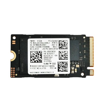新品同様✨ Samsung PM9B1 1TB NVMe／PCIE4／2242 Samsung PM9B1 512GB 1TB M.2 2242 NVMe PCIe Gen 4x4 SSD For Dell HP