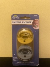 Itzy Ritzy Sweetie Soother Silicone Pacifiers - Set of 2 NEW Newborn Pacifier