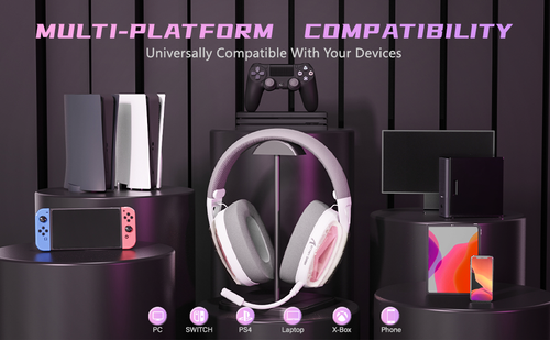 ATTACK SHARK L60 Ultra-Light Gaming Headset for PC 2.4G/Bluetooth/3.5mm - Picture 7 of 14