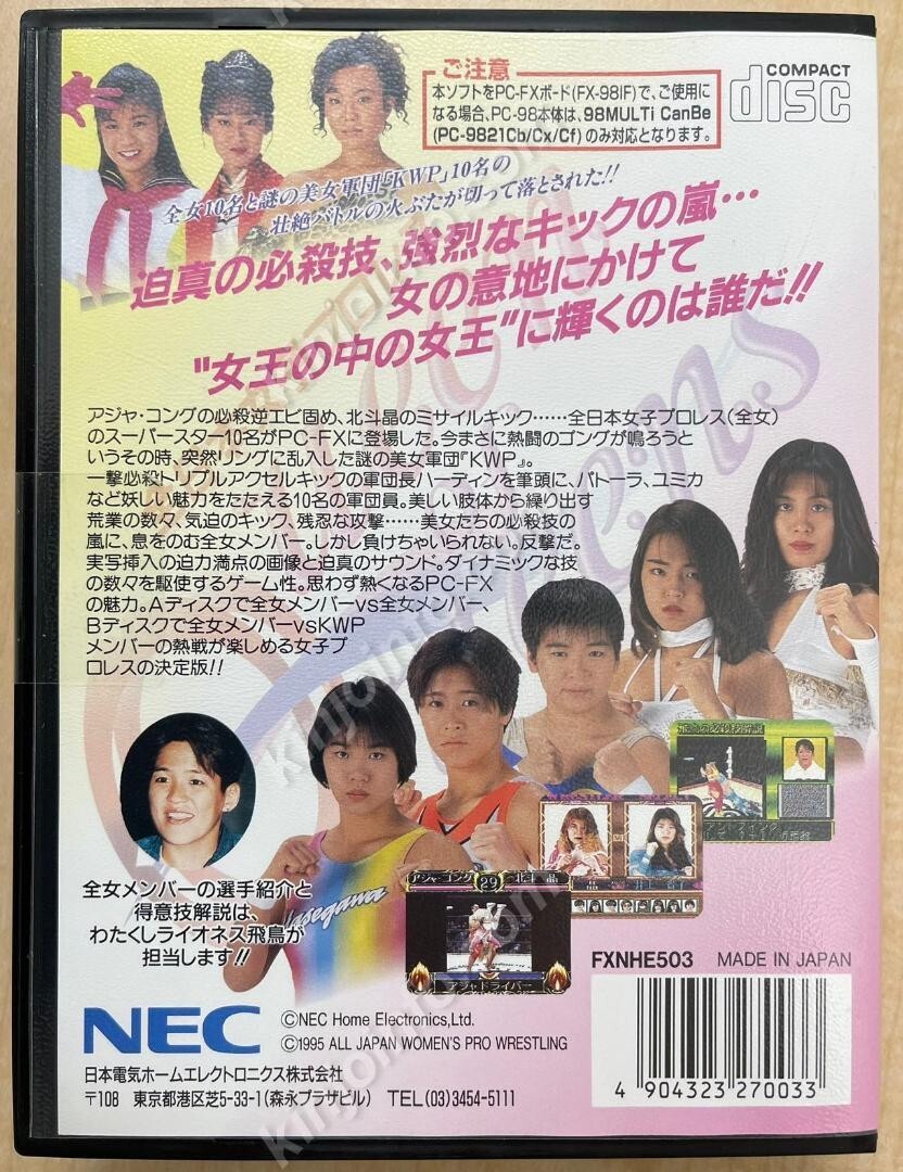 All Japan Women's Pro Wrestling Queen of Queens PC-FX