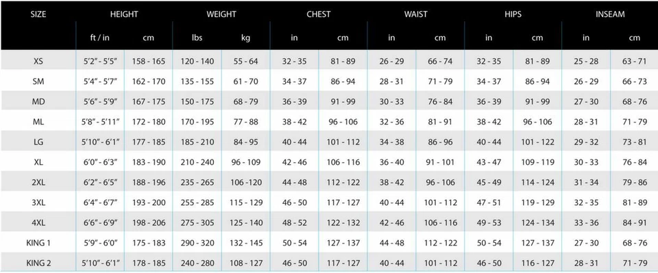 LavaCore Men's Long Sleeve Shirt Scuba Diving Surf Wetsuit (All Sizes) - Image 2 of 4