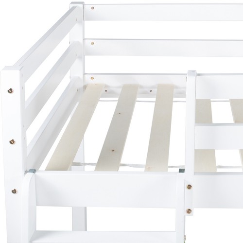 3FT Kids Loft Bed High Sleeper Single Solid Pine Wood Bed Frame Bunk Bedstead UK - Picture 12 of 14