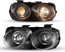 Black Clear Headlights For Acura Integra 1998-2001 Projector Front Headlamp Pair Black Clear Headlights For Acura Integra 1998-2001 Projector Front Headlamp Pair