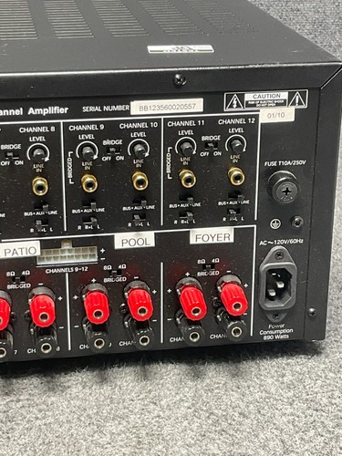 SpeakerCraft Power Amplifier BB1235 12-Channel Stereo Theater System in Black - Picture 19 of 20