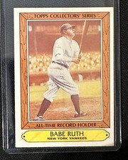 1985 Topps All-Time Record Holders - #31 Babe Ruth
