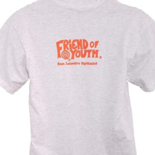 Vintage San Leandro T Shirt Mens Size Medium 80s Friend Of Youth Made In USA