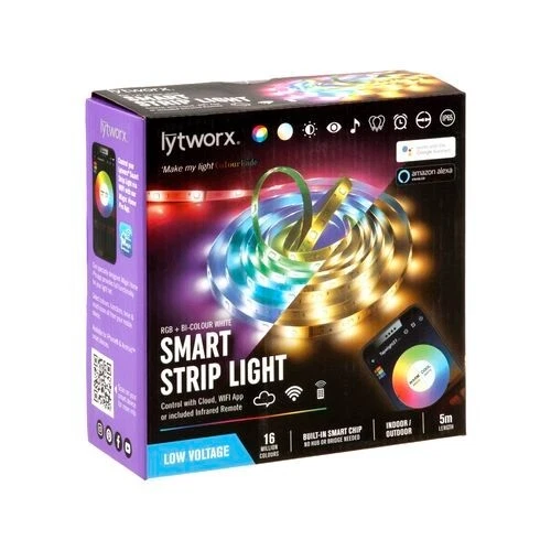 Lytworx 5m RGB Bi Colour Smart Strip Light AUSTRALIA BRAND