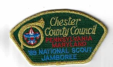 89 National Jamboree JSP Chester County Council GMY Bdr. [MK-4385]