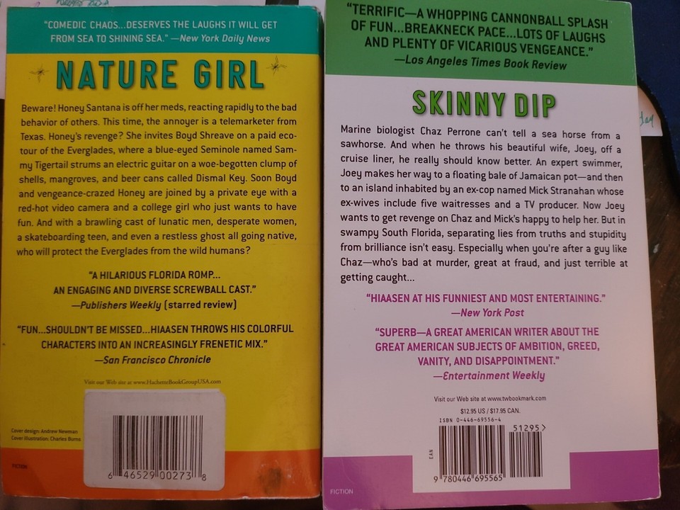 Nature Girl & Skinny Dip by Carl Hiaasen Trade Paperback Book | eBay