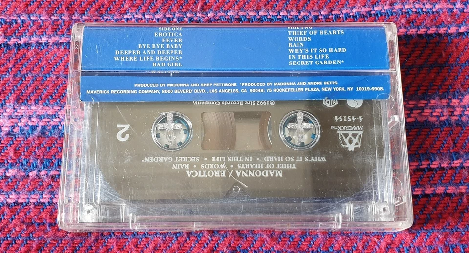 Madonna ~ Erotica ( Malaysia Press ) Cassette - Image 2 of 3