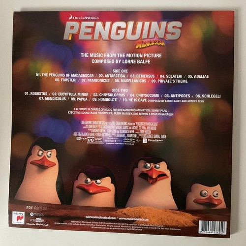 Lorne Balfe - Penguins of Madagascar OST LP 2015 Music On Vinyl MOVATM026 NM - Picture 19 of 20