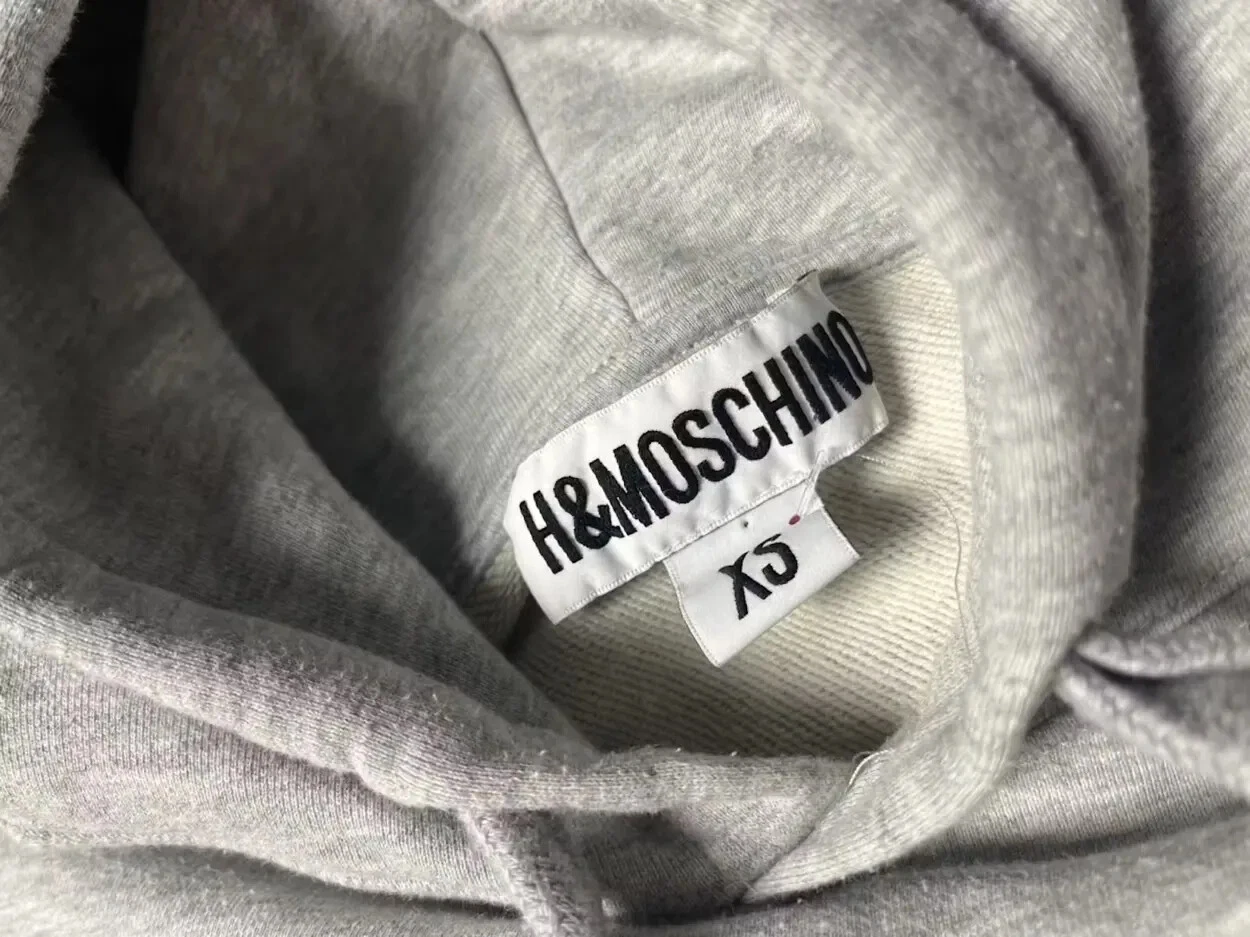 Felpa con cappuccio Moschino x H&M Mtv ricamata taglia XSmall